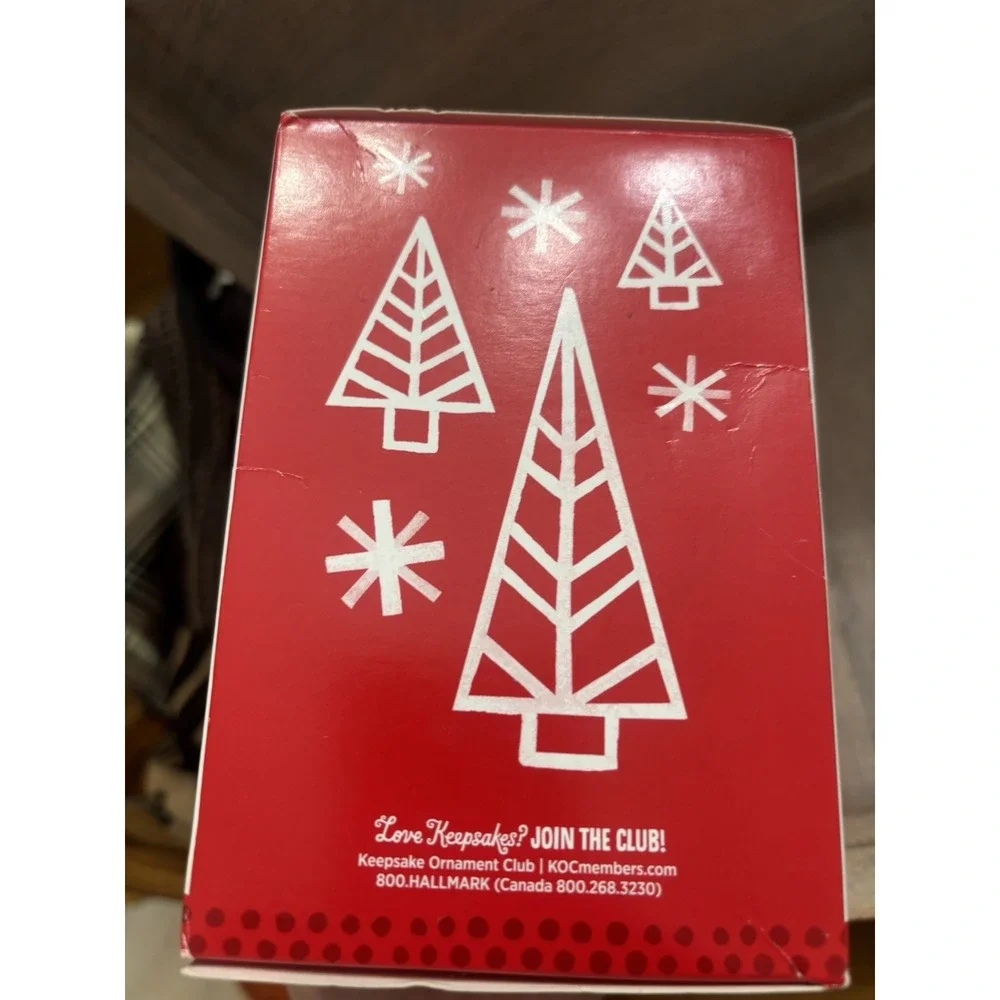 HALLMARK 2013 CHRISTMAS COMMEMORATIVE GLASS SERIES BULB ORNAMENT Euc